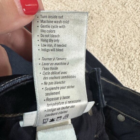 Paige Jeans Women’s Size 29 Hoxton Ultra Skinny Jeans Dark Wash - Picture 8 of 10